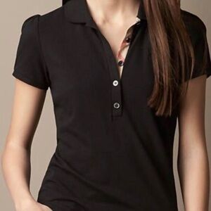 Burberry Brit Black Women’s Polo Size M